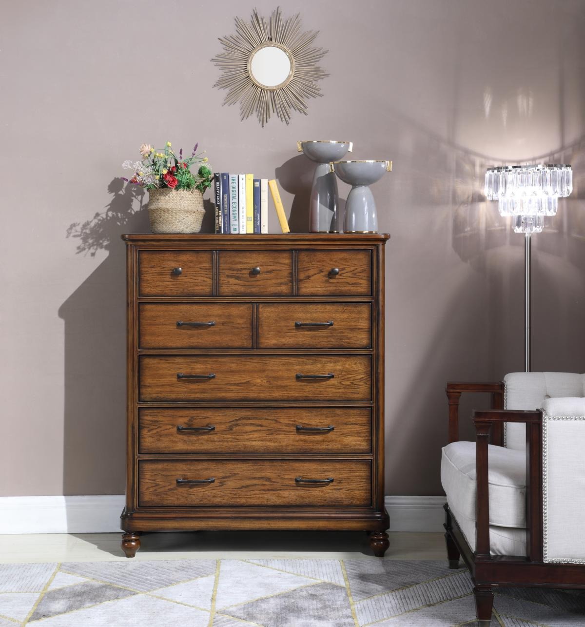 Design Kommode Schränke Kommoden Regal Regal Echtes Holz Side Board