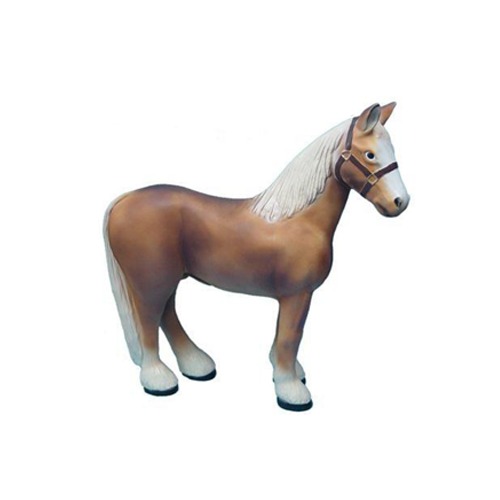 Ponny Lebensgroße Figur Dekoration Statuen Skulptur Garten Deko Figuren
