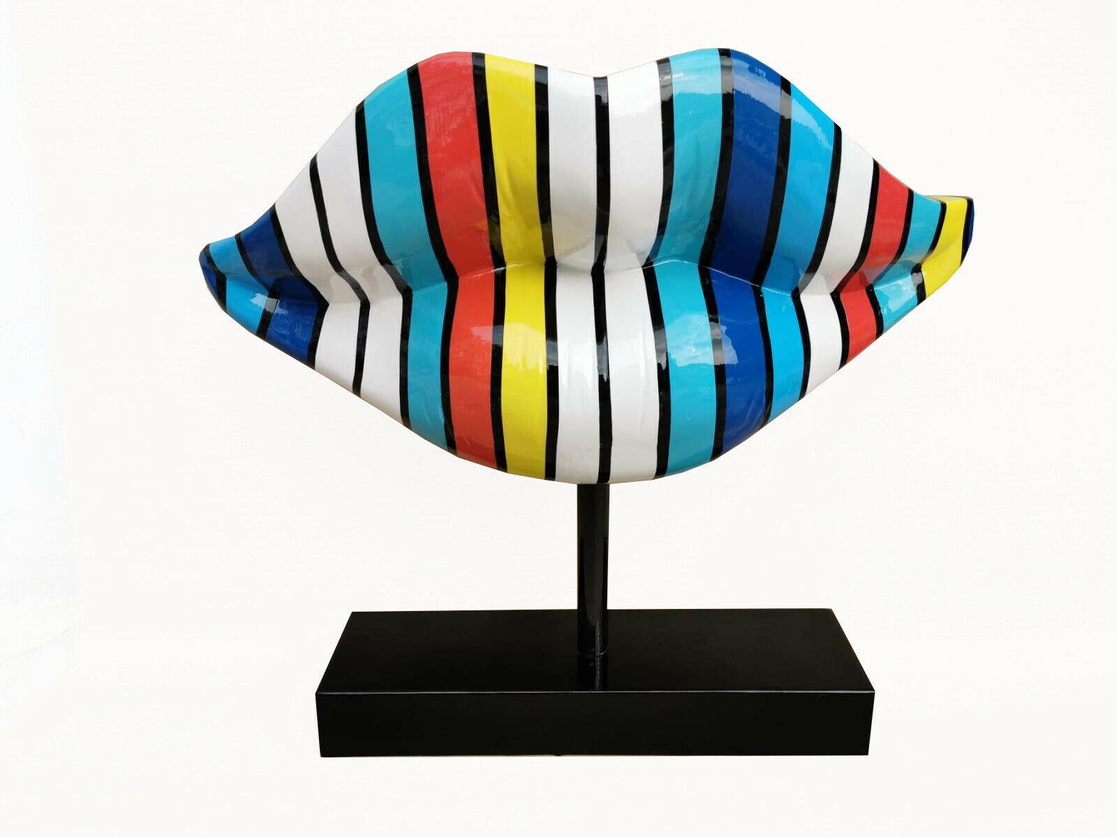 Modern Abstrakte Design Lippen Skulptur Dekoration Skulpturen Wohnzimmer