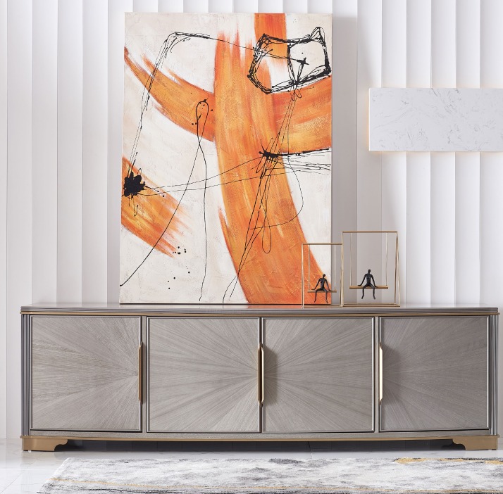 Kommode Hoch Schrank Side Low Board Kommoden Dekor Designer Edel Luxus