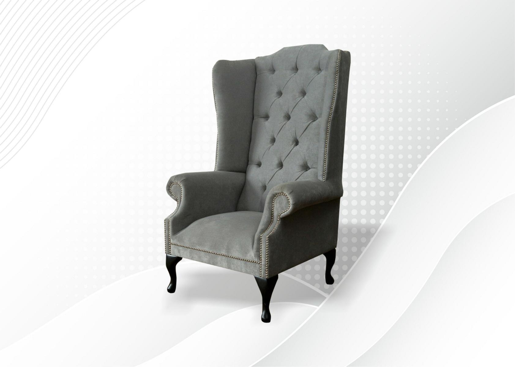 Polstersofas Chesterfield Ohrensessel Klassische Stuhl der Premium Klasse Neu