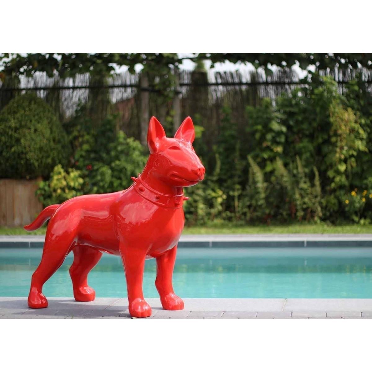 Designer Figur Statue Und Moderne Figuren Dekoration Hund Garten