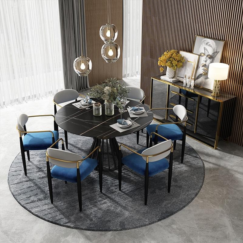 Esszimmer Set Esstisch Garnitur 6x Stuhl Tisch Gruppe 7tlg. Set Komplett