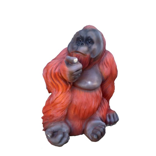 Garten Dekoration Zoo Affee Statue Figur Deko Statuen Skulptur Figuren 79cm Neu
