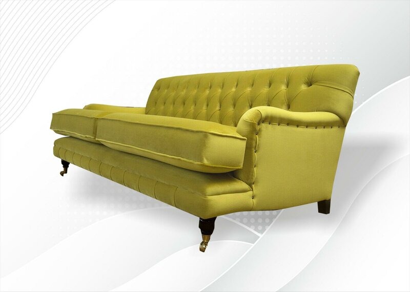 Chesterfield 3 Sitzer Wohnzimmer Moderne Design Couchen Sofa Möbel