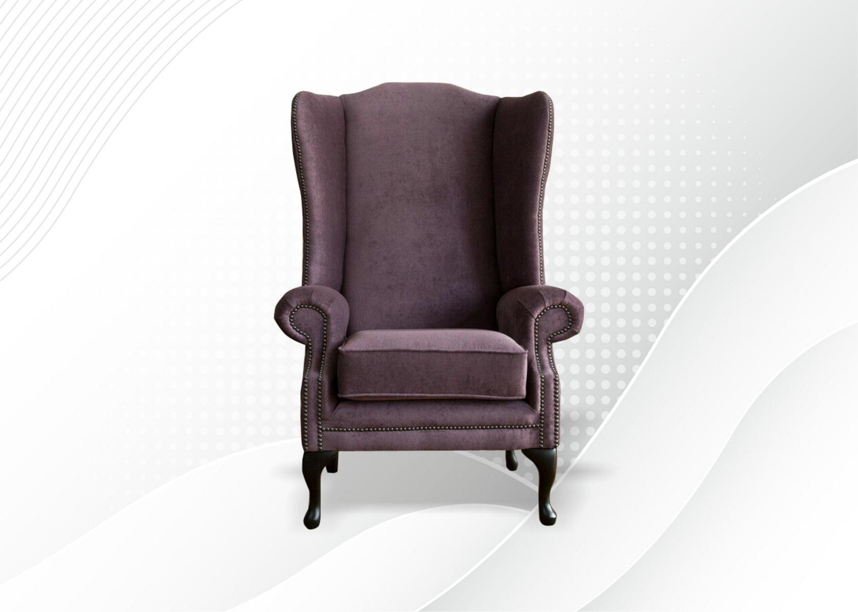 Chesterfield Ohrensessel Sessel Chaise Relax Fernseh 1 Sitzer Sofa Antik