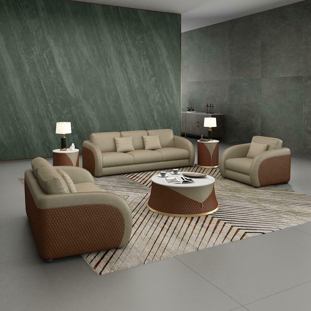 Sofa Sofagarnitur 3 1 Sitzer Set Design Polster Couchen Couch Modern