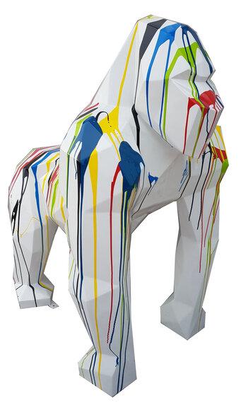 Designer Figur Statue Moderne Figuren Statuen Dekoration Abstrakt Gorilla
