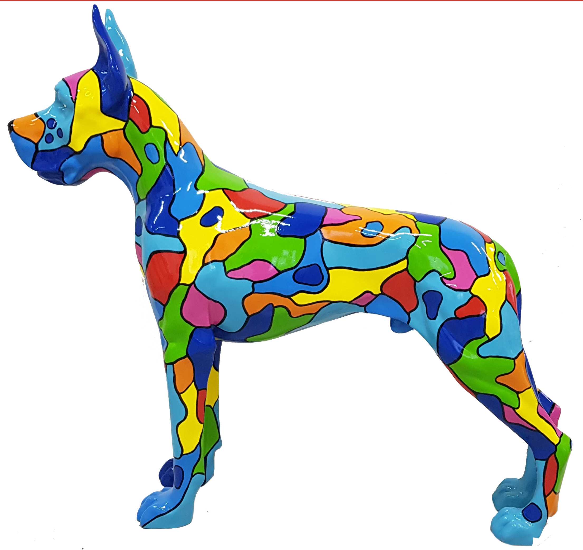Designer Moderne Figuren Dekoration Figur Statue Hund Garten Skulptur