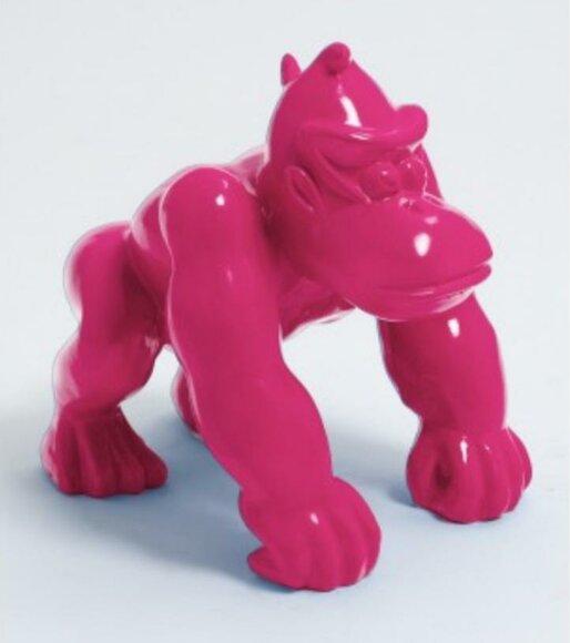 Gorilla Abstrakte Gartenfigur Dekoration Statue Deko Bunt Bemalte Statuen Neu
