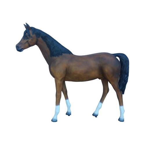 Pferd Lebensgroße Figur Dekoration Statuen Skulptur Garten Deko Figuren