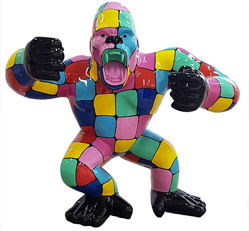 Designer Figur Figuren Statue Moderne Statuen Dekoration Deko Gorilla