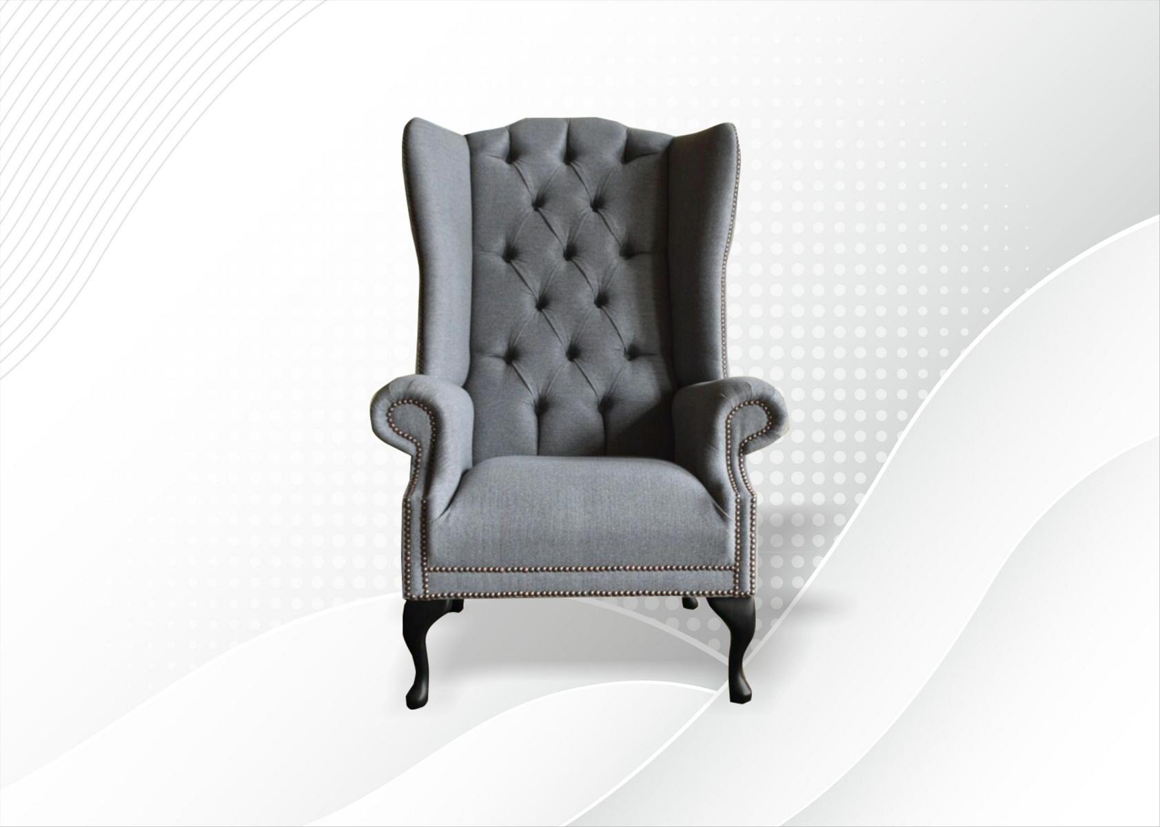 Sessel Lounge Design Fernseh Sofa Ohrensessel Polster Sitz Möbel Chesterfield