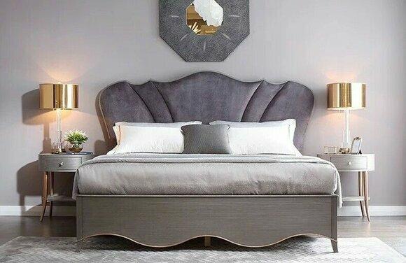Bett 2x Nachttisch 3tlg. Schlafzimmer Set Betten neu Luxus Klassische Möbel Neu