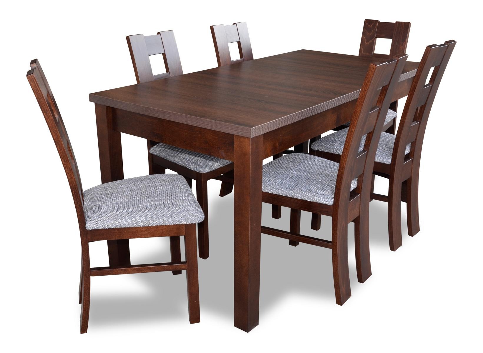 Designer Möbel Holz Tisch Sitz Ess Zimmer 6x Stühle 7tlg. Set Garnitur Echtholz