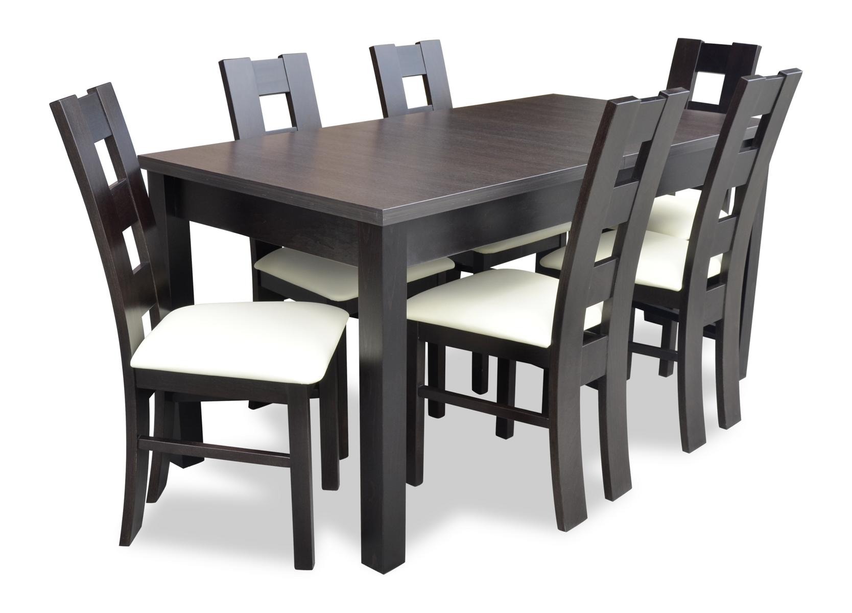 Esszimmer Design Möbel Stuhlgruppe Tisch 6 Lehn Stühle Set Garnitur Neu 7 tlg.