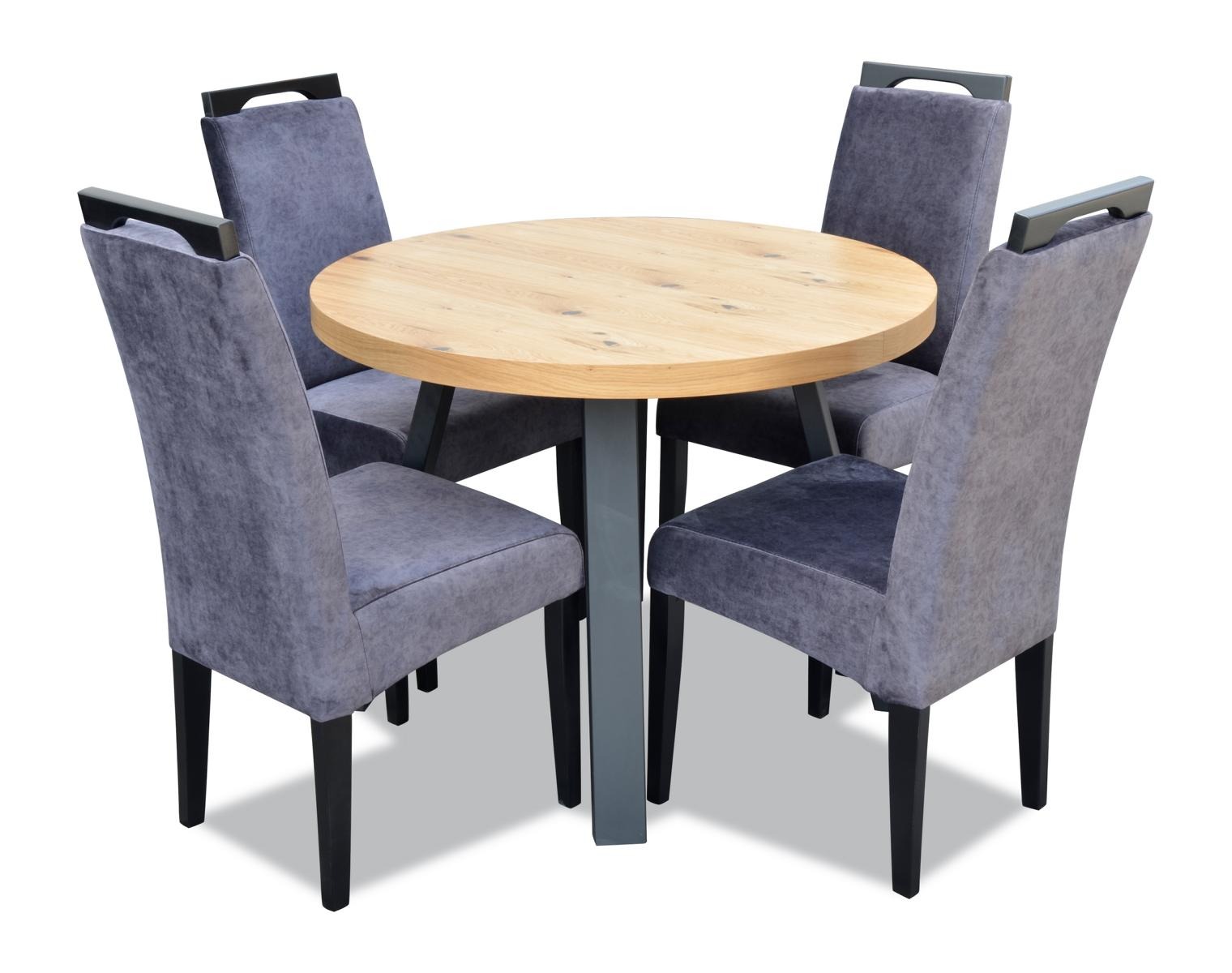 Esstisch 4 x Stühle Esszimmer Set Essgruppe Moderne Stühle Tisch Tische 5tlg.
