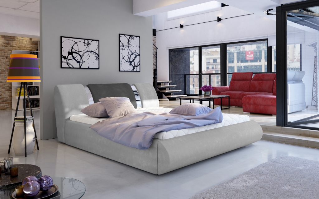 Luxus Schlafzimmer Bett Deko Polster Design 180x200cm Doppel Hotel Betten