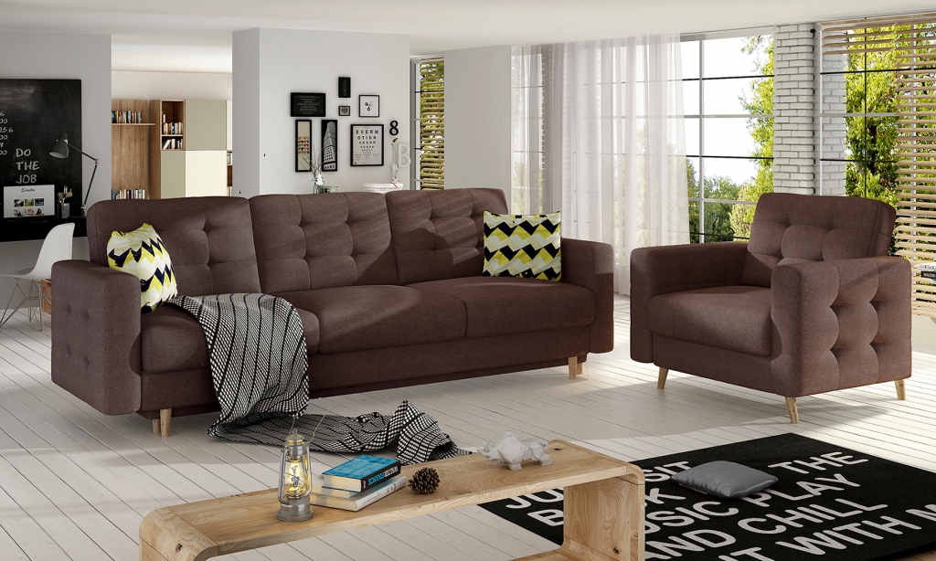 Chesterfield Couch Polster 3+1 Sitzer Polstermöbel Sofagarnitur Couchen Sofas