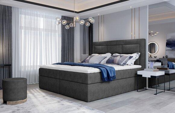 Textil Design Bett Doppel Betten Luxus Ehe Modernes Hotel Gestell Schlaf