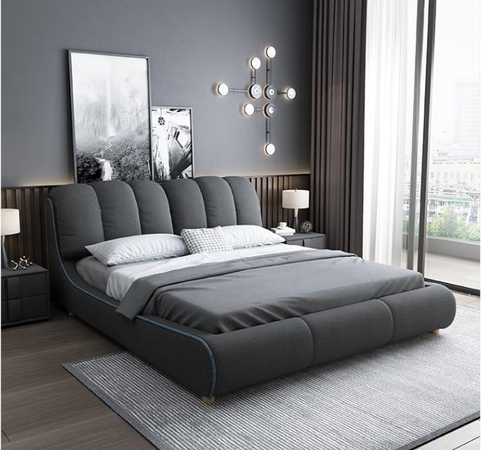 Design Holz Modern Bett 180x200 Schlafzimmer Ehe Luxus Hotel Betten