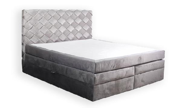 Boxspring Bett Lederbett 180x200cm Hotel Doppelbett Luxus Betten Modernes Neu