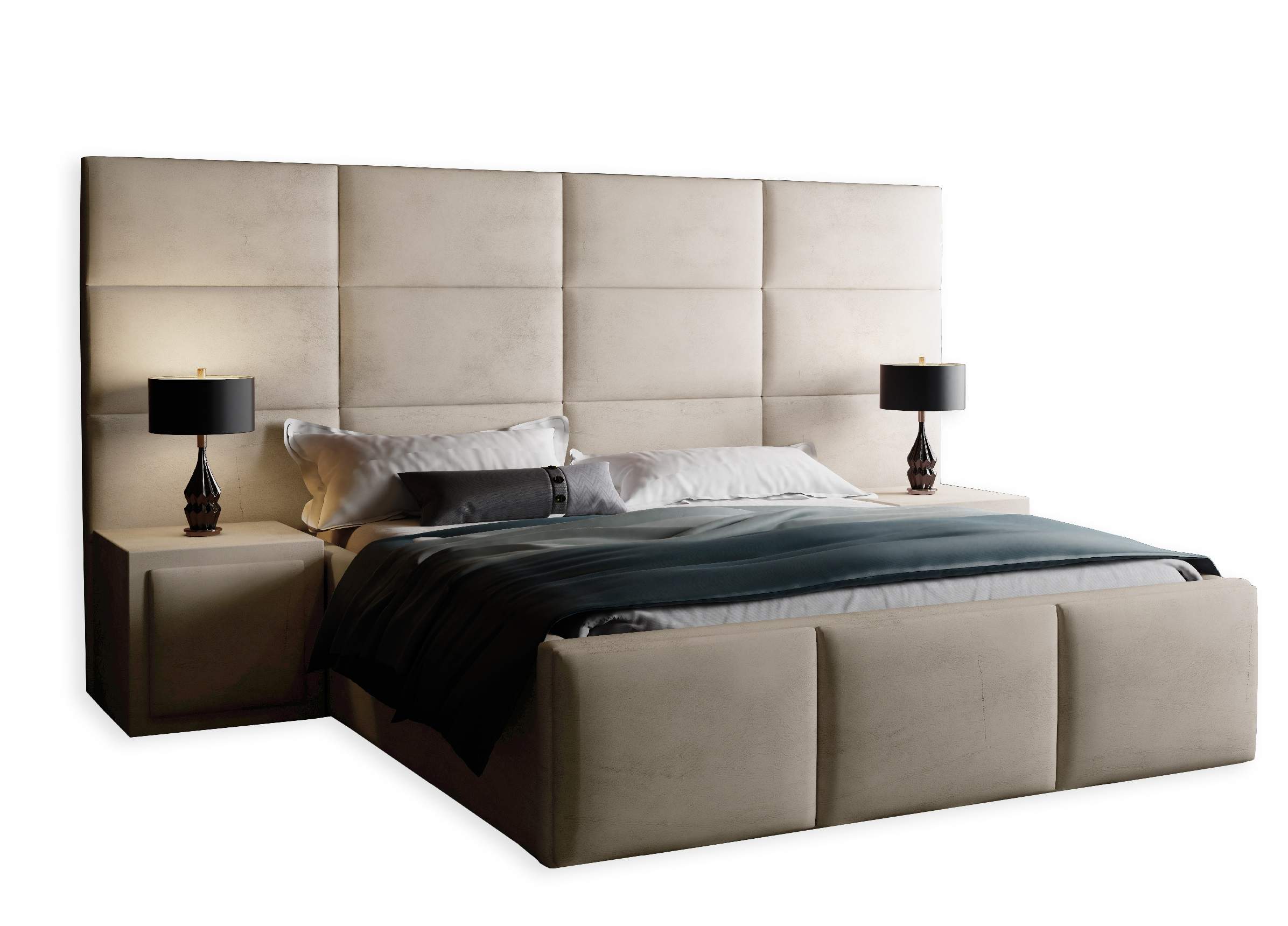 Boxspring Design Bett Betten Ehe Matratze Schlaf Zimmer Luxus Hotel