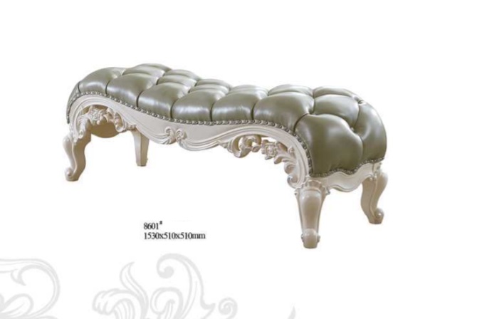 Chaiselounge Klassischer Fußhocker Hocker Beistellhocker Barock Sitzbank Neu