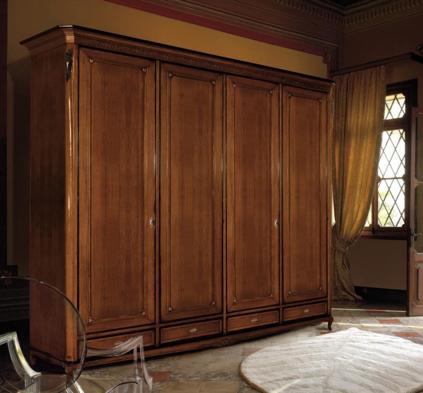Kleiderschrank Vaccari cav giovanni Massivholz Schlafzimmerschrank Schränke