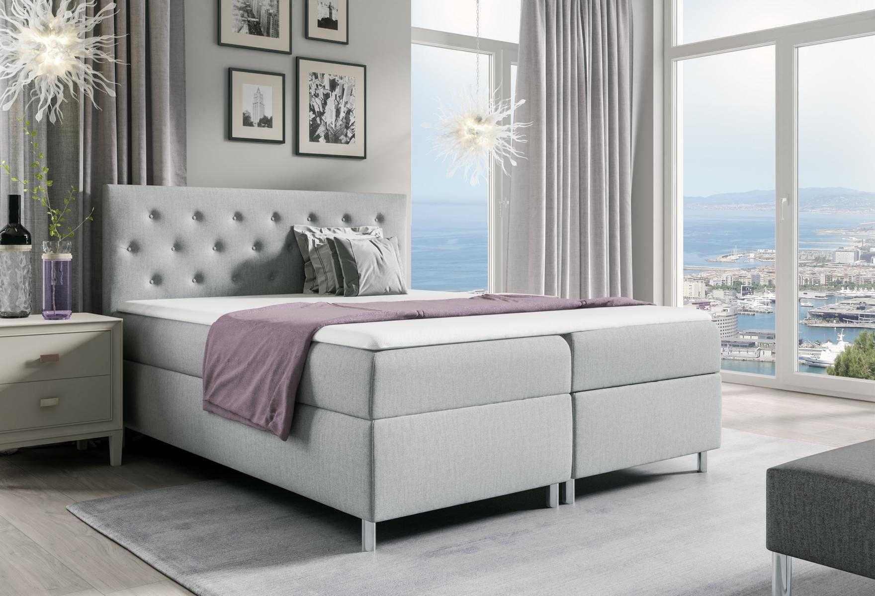Betten Doppel Hotel Modern Bett Bettkasten Boxspring 200x200 Schlafzimmer Möbel