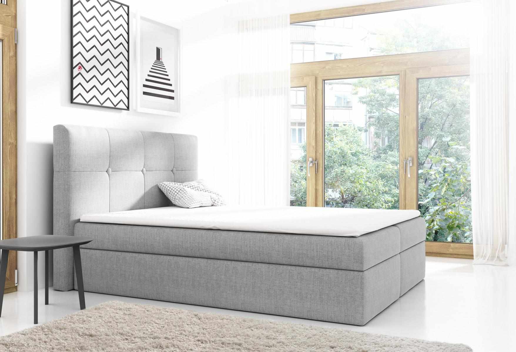 Boxspringbett Design Doppel Hotel Modern Bett Schlafzimmer Betten 160cm