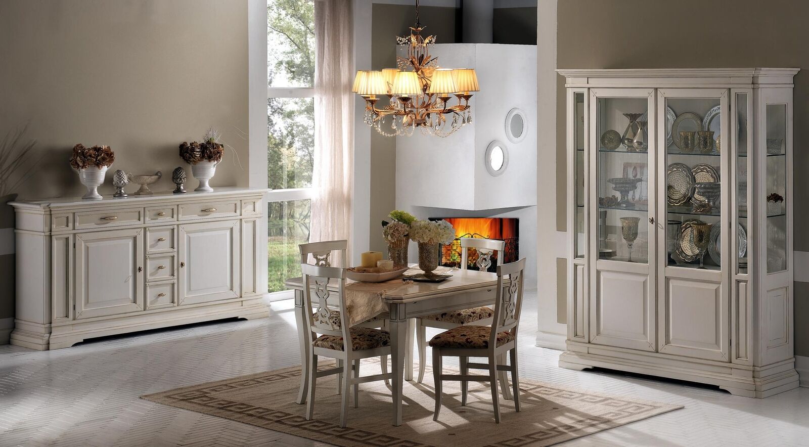 Möbel Einrichtung Tische Massivholz Tisch Luxus Esstisch Italienische Design
