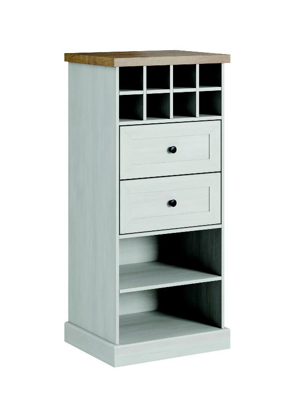 Landhaus Weiss Schrank Kommode Lowboard Anrichte Holz Buffet Kommoden Sideboard