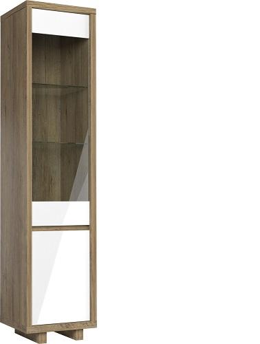 Glas Vitrine Schrank Vitrinen Wohnzimmer Schränke Design Modern Italy Neu