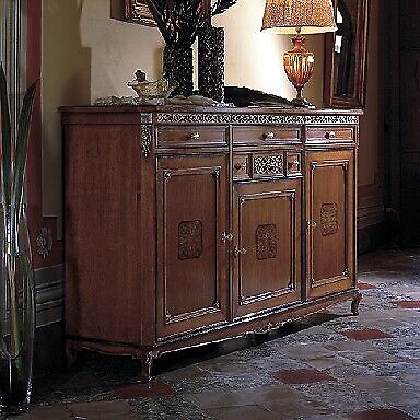 Kommode Wohnzimmer Kommode Holz Schubladen Sideboard Schrank Schränke Massiv