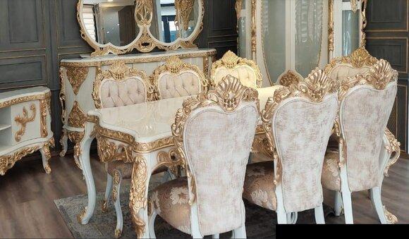 Tisch Esszimmertisch Esstisch Esszimmer Luxus Holz Tische Barock Ess Möbel Neu
