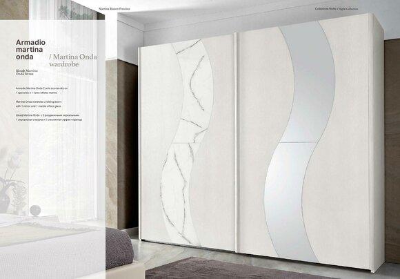 Kleiderschrank mit Schwebetüren Schlafzimmer Schrank Schränke Holz Design Modern
