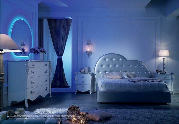 Bett Schlafzimmer Betten Holz Luxus Möbel Design Klassische Italienische Möbel