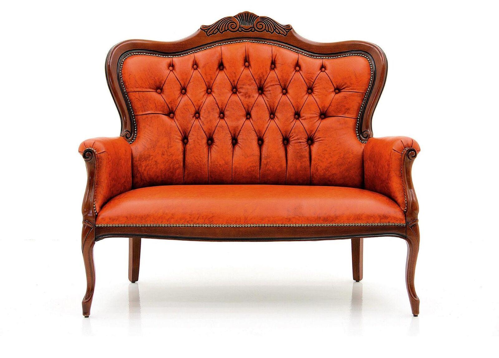 Art déco Zweisitzer Neu Sofa 2 Sitzer Design Sofas Polster Couchen Textil Relax