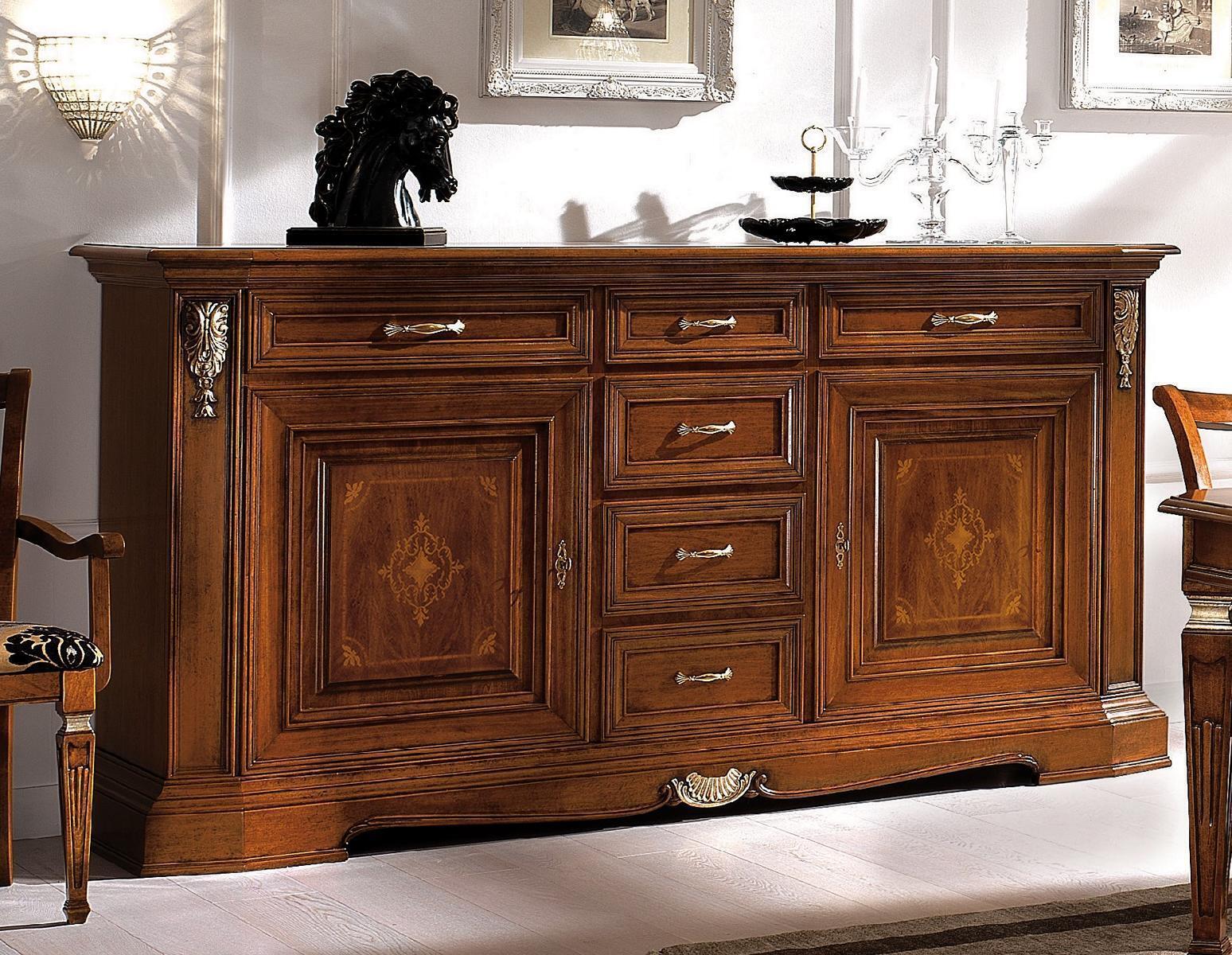 Kommoden Klassisch Kommode Sideboard Möbel Schränke Holz Anrichte arredoclassic
