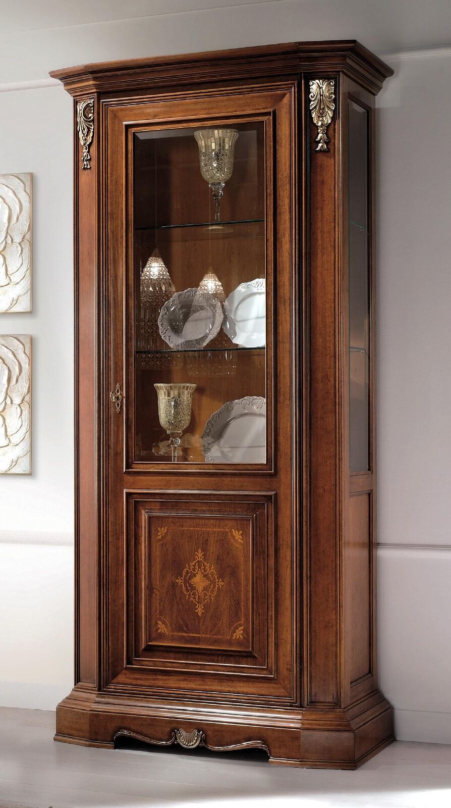 Vitrinen Wohnzimmer Wohnzimmer Schränke Anrichte Vitrine Schrank Klassische