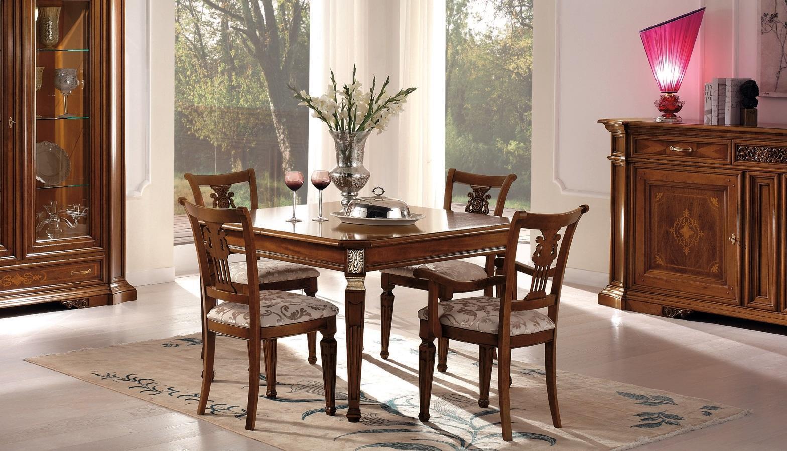 Set 4x Stuhl Stühle Sessel Garnitur Esszimmer Holz Modern Gruppe Lehnstuhl Möbel