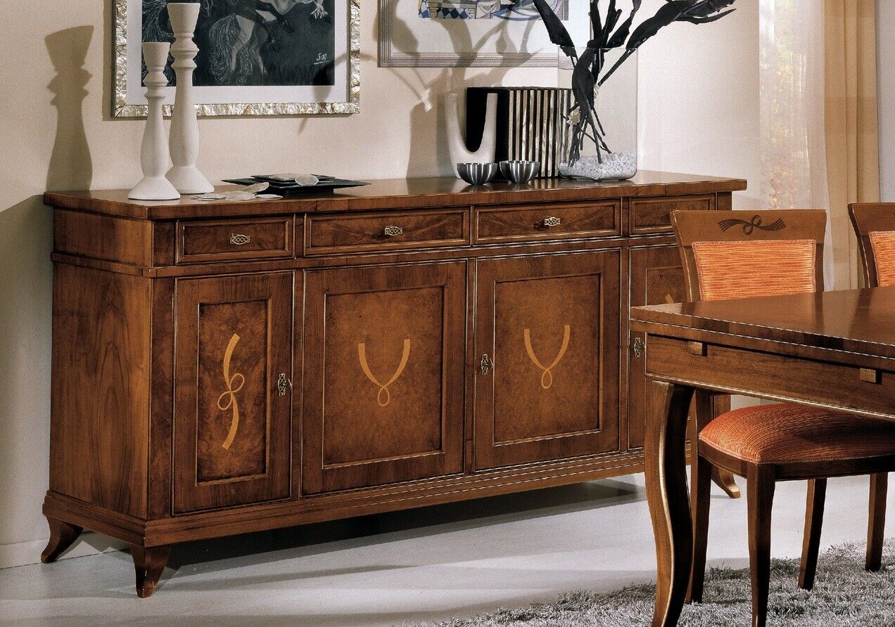 Anrichte Kommode Holz Design Schrank Kommoden Klassische Schränke Möbel Holz