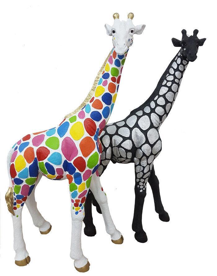 Design Figuren Giraffe Dekorationen Garten Giraffe Statue Skulptur Skulpturen