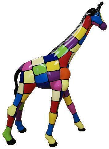 Designer Figuren Moderne Dekorationen Garten Statue Giraffe Abstrakt Skulpturen