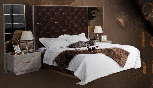 Schlafzimmer Bett Nachttisch Betten Doppel Holz Neu Luxus Set 3tlg.