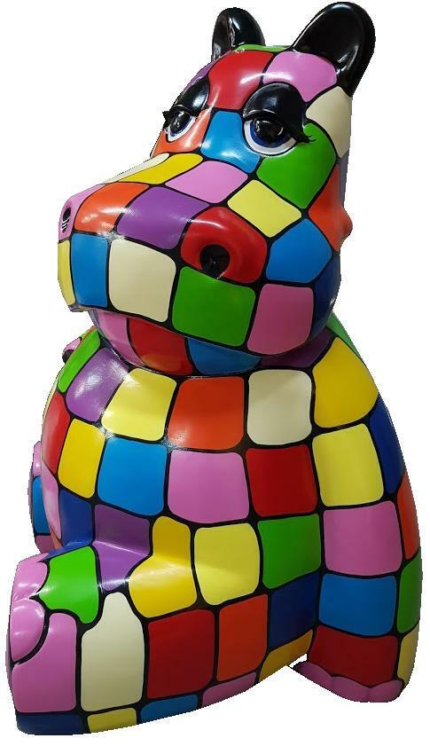 Statuen Skulptur designer Loft Skulpturen bunte Abstrakte Figur Figuren Abstrakt