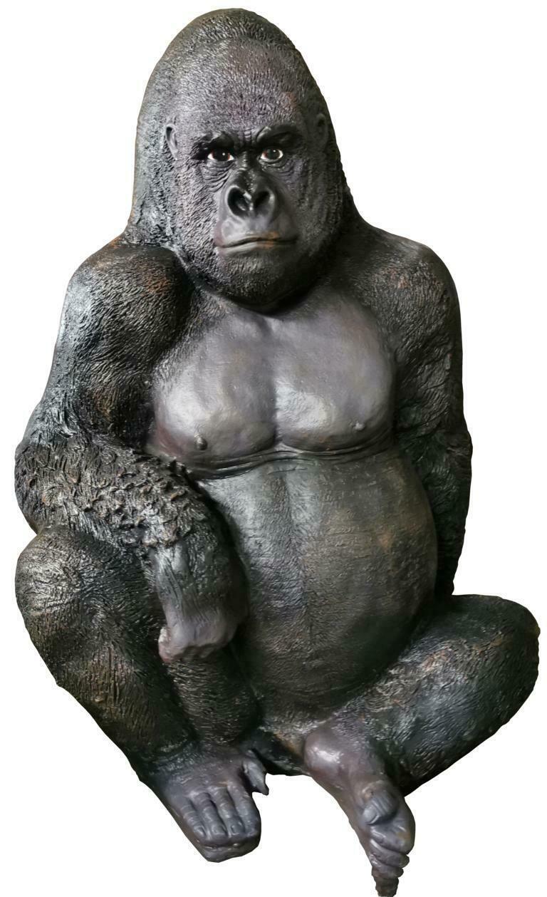 Statuen Dekoration Deko Gorilla Moderne Garten Neu Designer Figur Statue Figuren