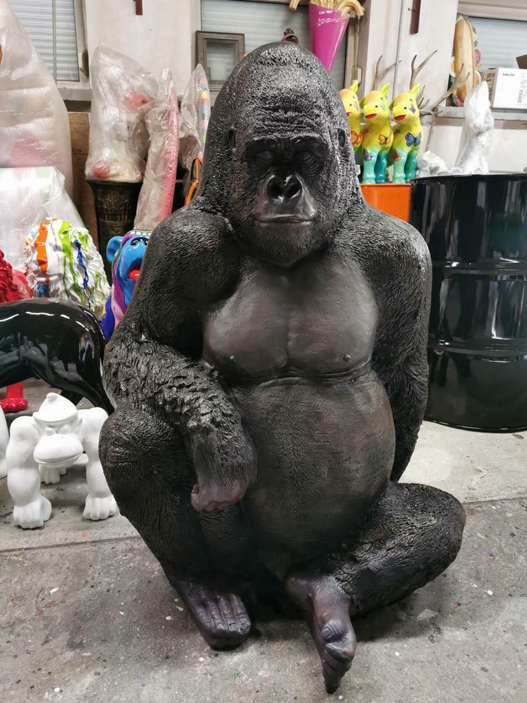 Figuren Statuen Moderne Dekoration Deko Gorilla Garten Neu Designer Figur Statue