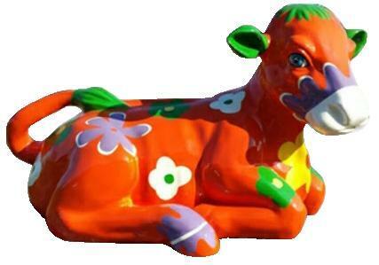 Moderne Dekoration Abstrakte Figur Kuh Skulpturen Dekoration Deko Neu Abstrakt